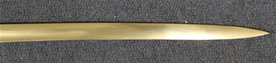 A Third Reich army officers sword, overall 35.75in.